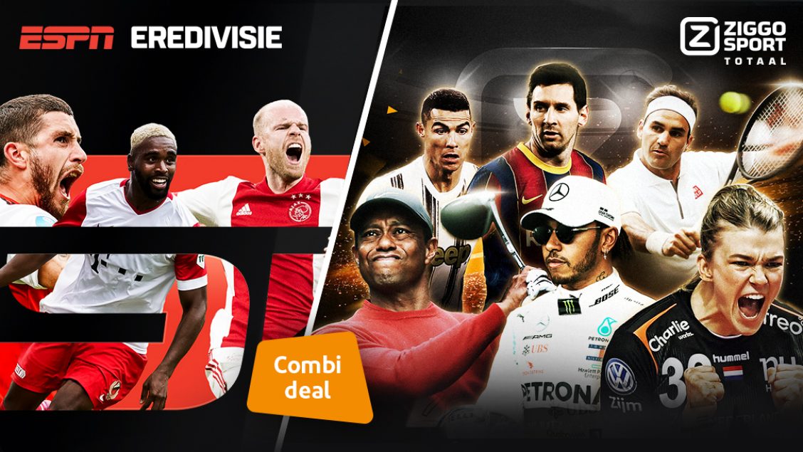 Combi deal ESPN Eredivisie en Ziggo Sport Totaal
