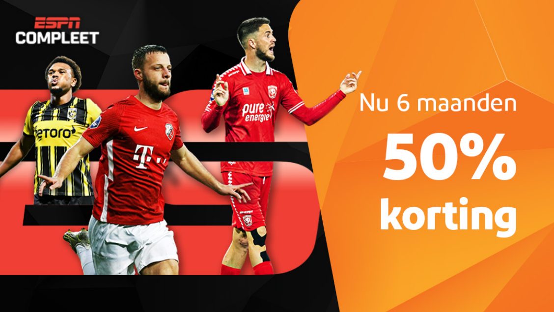 Bestel nu al ESPN Compleet en geniet van voetbal en Amerikaanse sporten