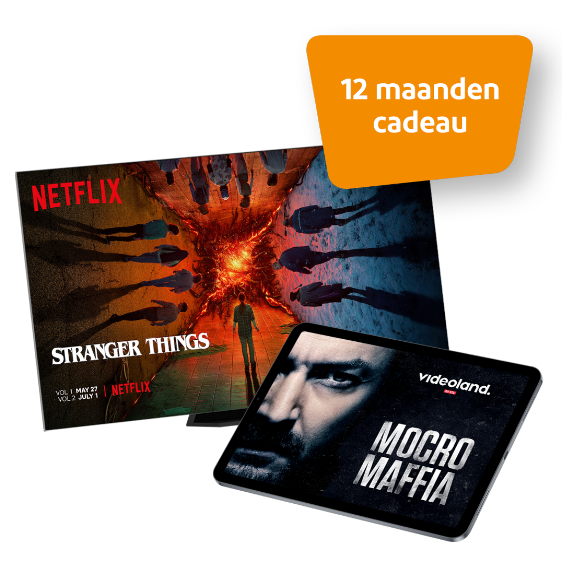 Netflix én Videoland 12 maanden cadeau