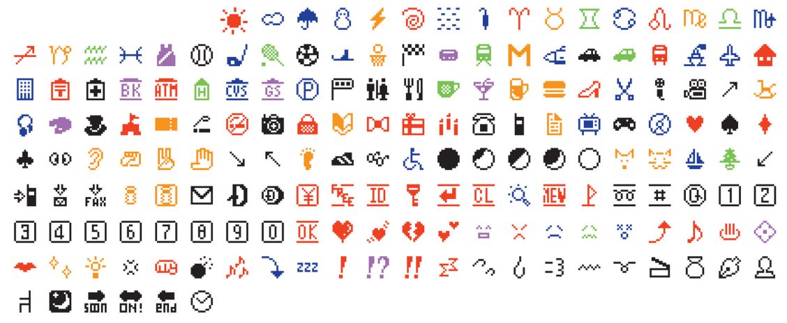 De eerste emoji's
