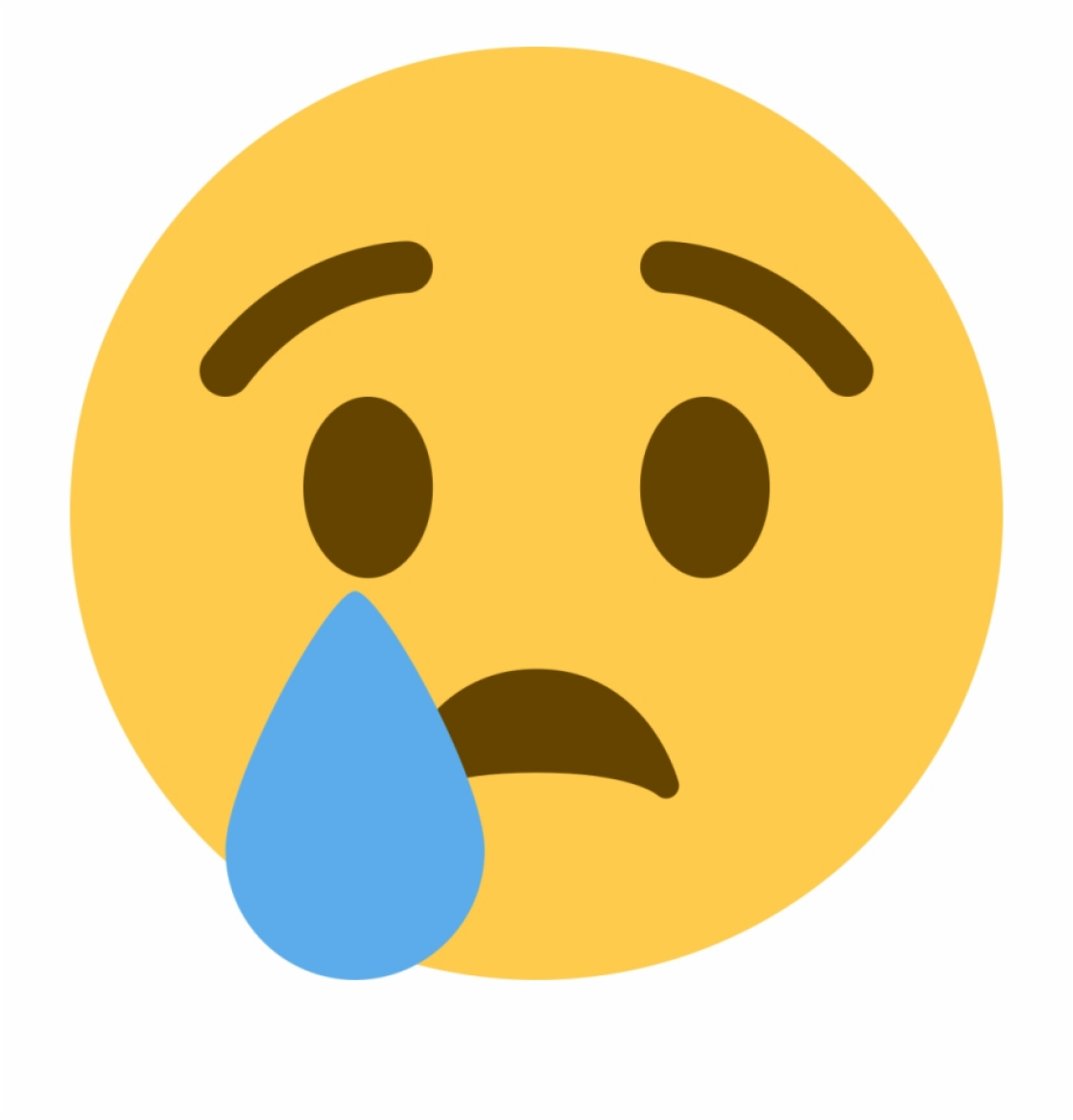 emoji met een traan