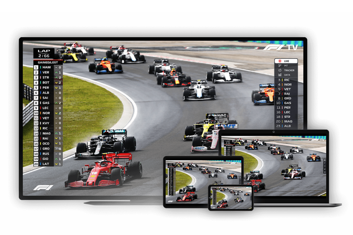 F1 TV Pro, kijk hoe je. Wanneer en waar je wilt.