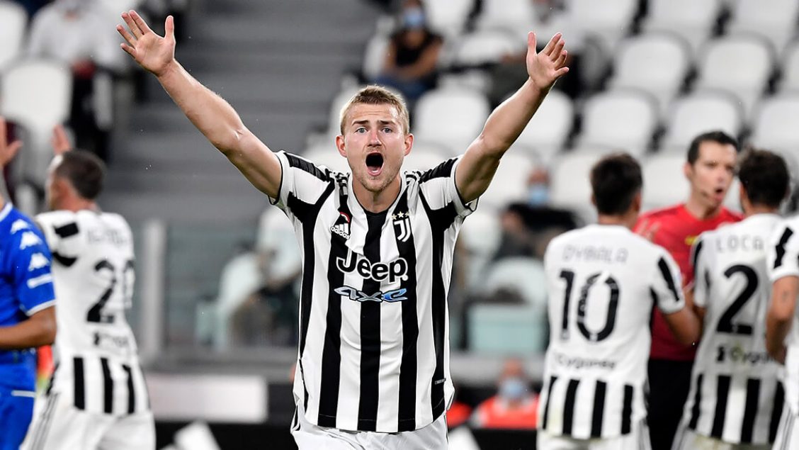 Matthijs de Ligt in actie