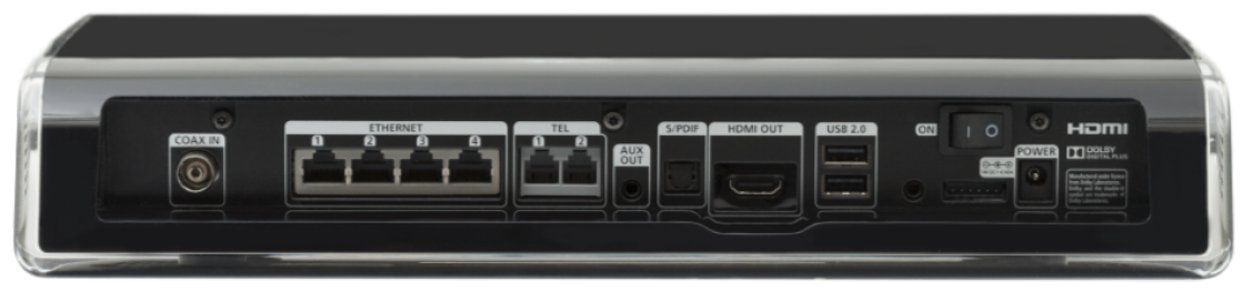 Achterkant Mediabox XL Ziggo