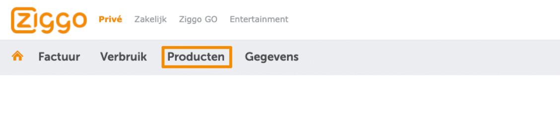 Navigatie Mijn Ziggo