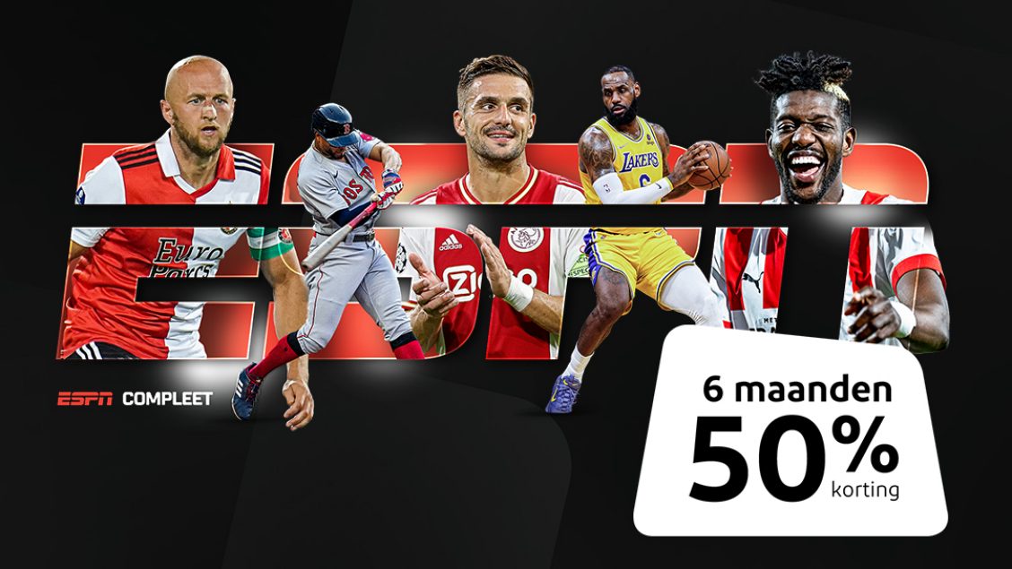 Bestel nu al ESPN Compleet en geniet van voetbal en Amerikaanse sporten