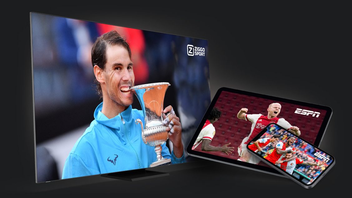 Kijk altijd en overal live wedstrijden en programma's met Ziggo GO en ESPN Watch