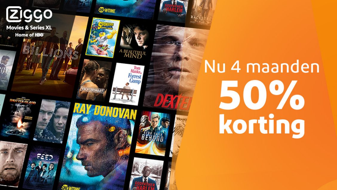 4 maanden 50% korting.