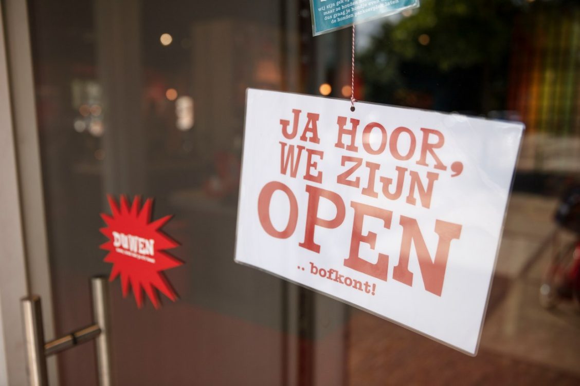 Tony's Chocolonely uithangbord