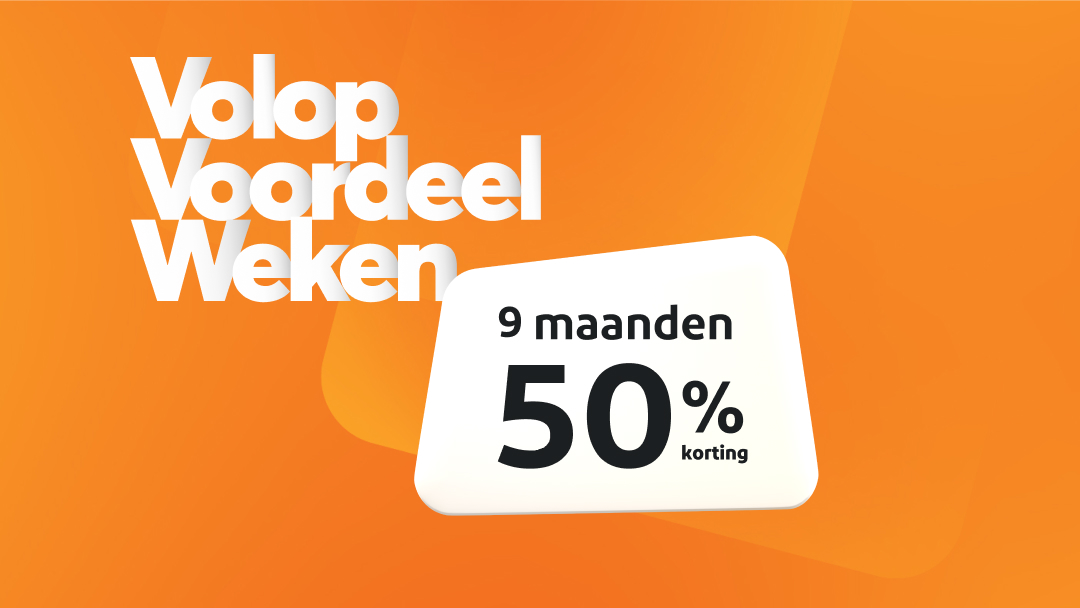 6 maanden 50% korting op Internet Only