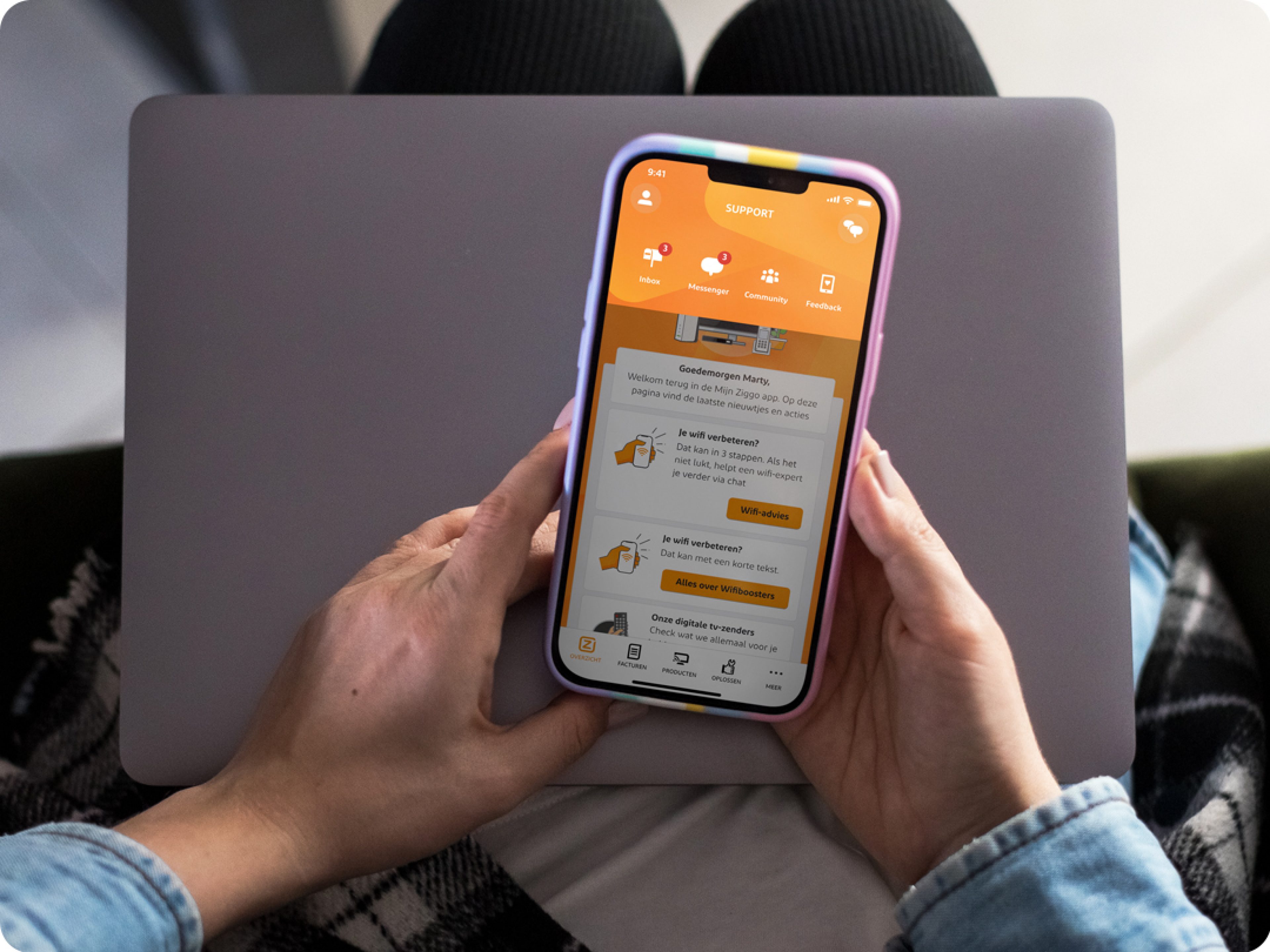 Mijn Ziggo app alle service op zak Klantenservice Ziggo