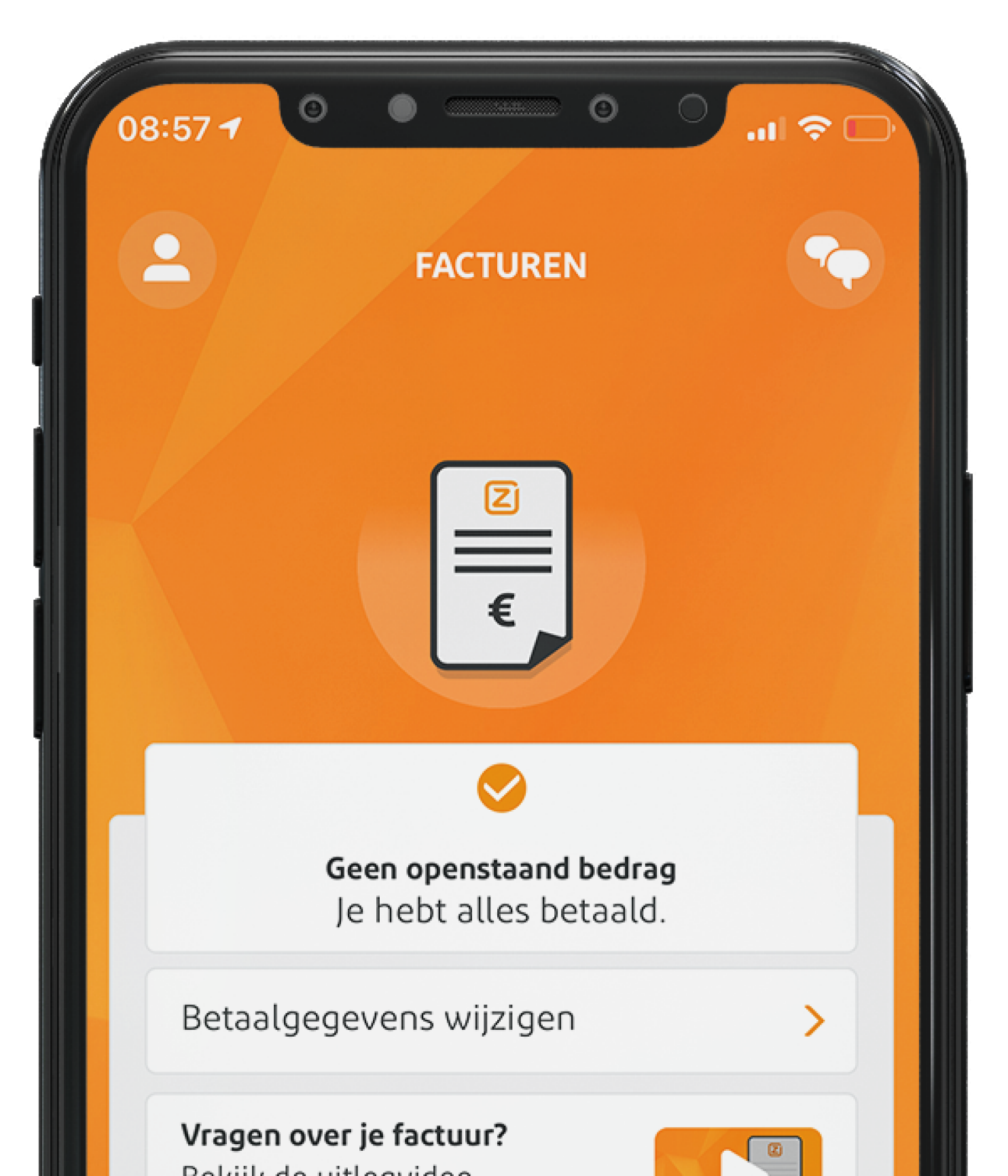 Mijn Ziggo app alle service op zak Klantenservice Ziggo