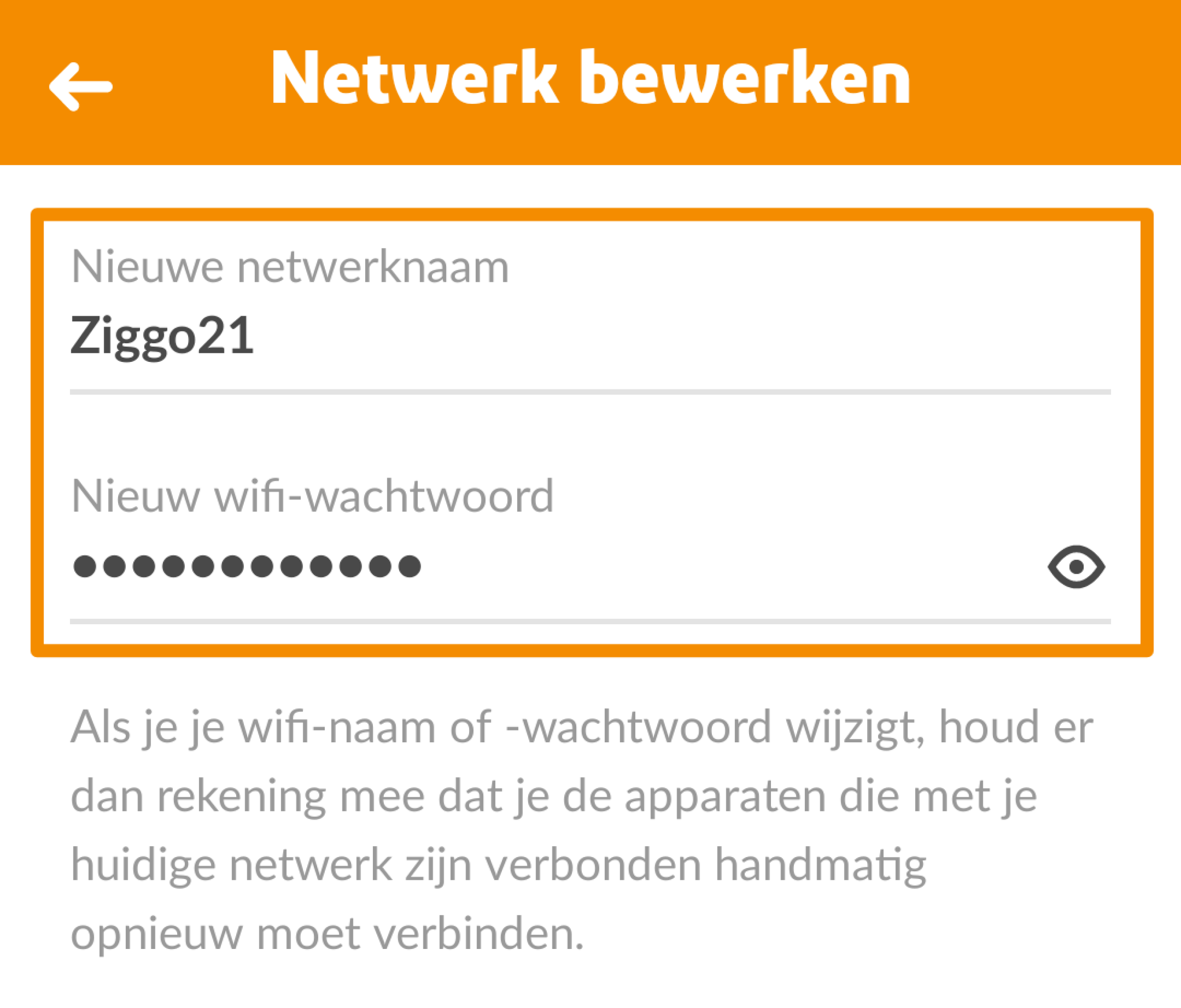 Wifi Wachtwoord Opzoeken Of Veranderen Klantenservice Ziggo