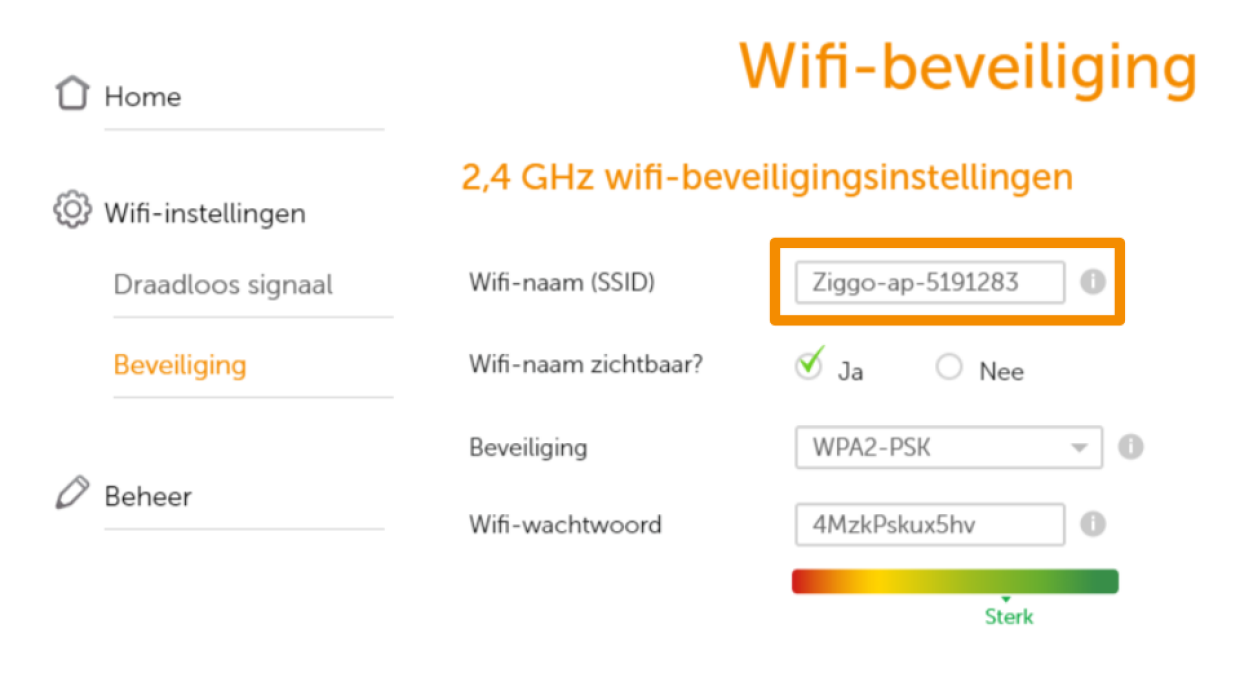 Wifi-netwerknaam wijzigen | Klantenservice | Ziggo