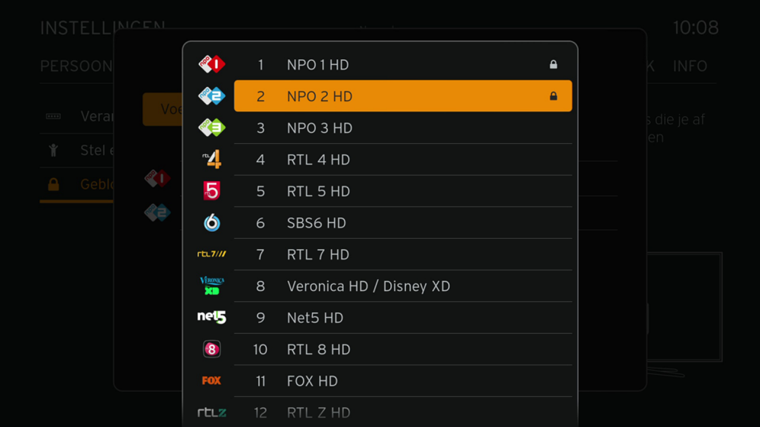 Kinderslot instellen of zenders vergrendelen Klantenservice Ziggo