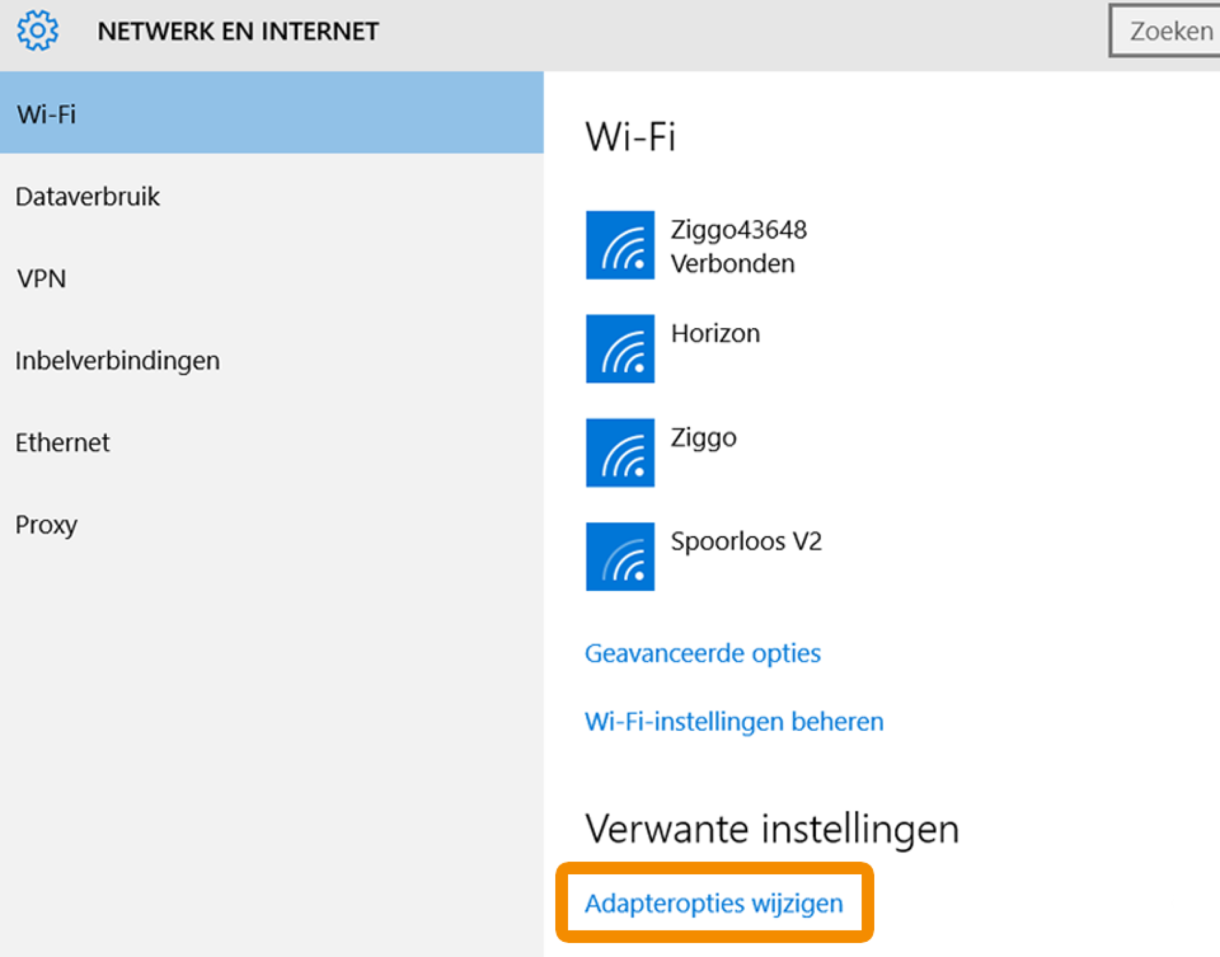 Lokaal vast IPadres instellen Ziggo Zakelijk